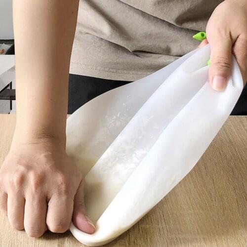Silicone Kneading Dough Bag Flour Mixer Bag Versatile Dough Mixer for Bread Pastry Pizza Kitchen Tools