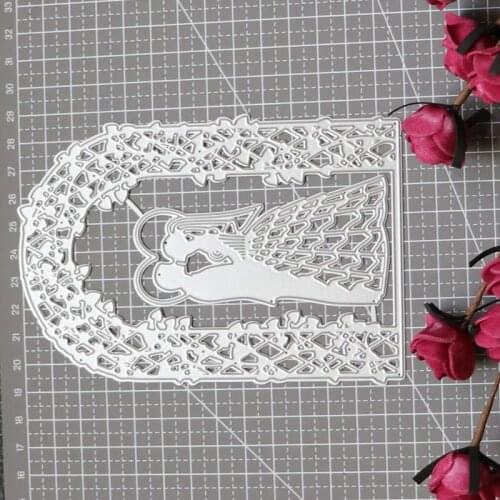 Bride and Groom Wedding Background 2021 Metal Cutting Dies for DIY Scrapbooking Decorative and Card Making Embossing Craft