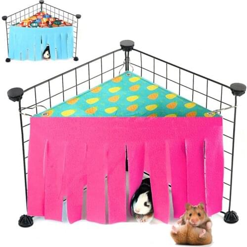 Pet Shelter Soft Texture Pet Hammock Forest Hideaway Corner for Hedgehogs