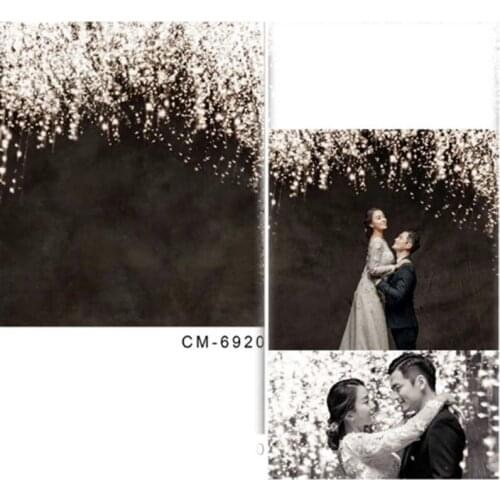 DAWNKNOW Shimmer Vinyl Photography Background For Wedding Polyester Light Backdrop For Love Photo Studio 6920