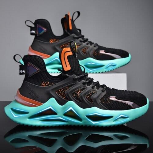 High Quality Mens Running Shoes Light Fashion Sock-Sneakers Outdoor Comfortable No-slip Jogging Shoes Big Size 46 Zapatillas