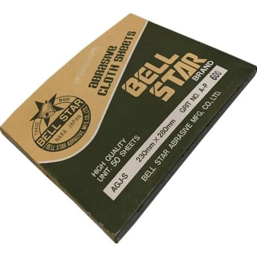 JAPAN BELL STAR ABRASIVE PAPER AGJ A-P180 A-P600 230*280mm