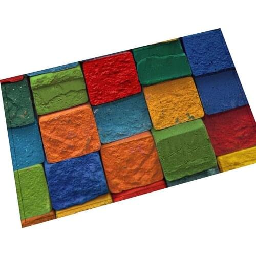 Colorful Pattern Door Mats for Entrance Door Carpets Living Room Dust Proof Mats Home Decor