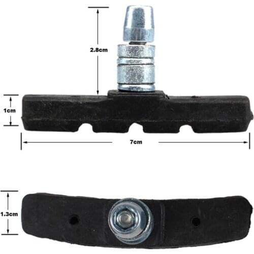 1 Pair MTB Road Bicycle Cycling Braking V-Brake V Brake Pads Blocks Holders