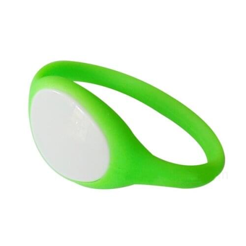 3pcs/lot) 125KHz T5577 Waterproof Silicone + Plastic Bracelet Reusable RFID Wristband For Copy Access Control ID Tags