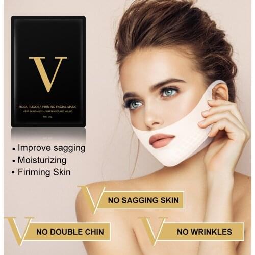 5/10pcs 4D Reduce Double Chin Tape Neck Firming Shape Mask Face Lift Slimming Mask V Line Chin Up Patch US BR Do Dropshipping
