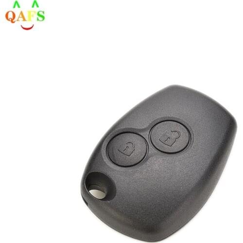 Audew 2 Buttons Remote Car Key Shell For Renault No Chip Uncut Blade Car Key Case Flip Fob Car Cover