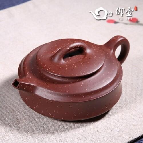 By pure manual authentic undressed ore clear all over the sky star Zhou Pan pot of of bottom chamfer the teapot
