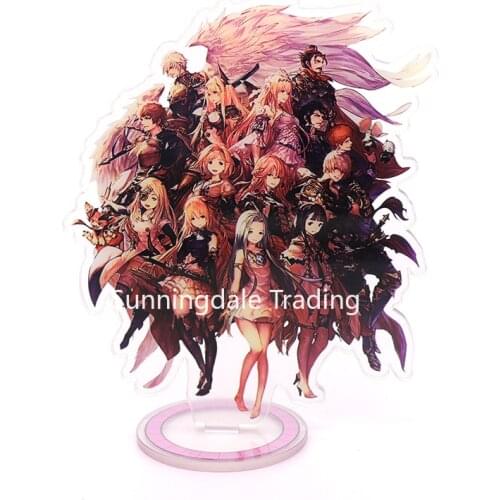 Anime Granblue Fantasy Action Figure Cosplay Toys Lyria Katalina Alize Rosetta Vyrn Gran Acrylic Figures Stand Model Dolls