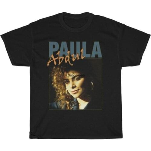 Paula Abdul Paula Abdul Shirt Rap Hip Hop 90s Retro Vintage T Shirt New Casual Men Women T Shirt