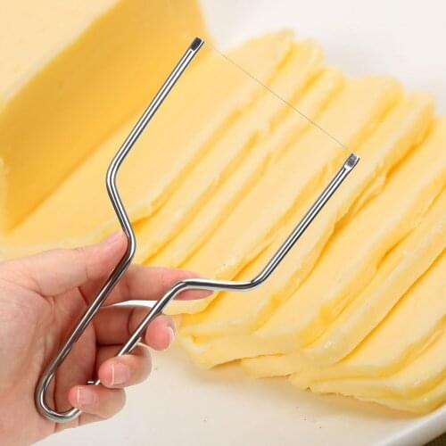 HOOMIN Stainless Steel Cheese Slicer DIY Butter Cutter Practical Durable Knife Board Eco-friendly