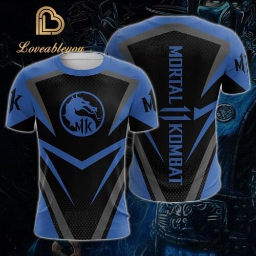 Game Mortal Kombat 11 3D Short Sleeve T-shirt Men Women Print Mortal Kombat 11 T shirts 2019 Fashion Tops Tees