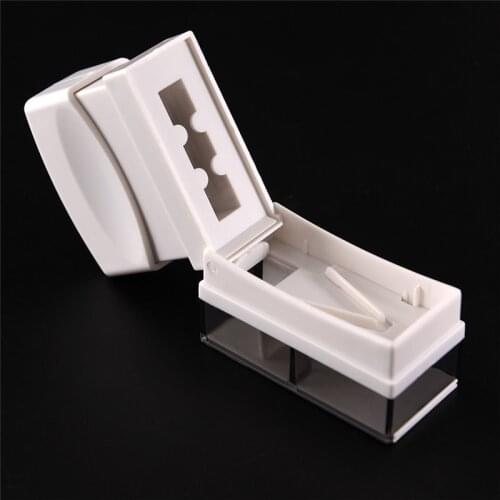 Pill Cutter Box Portable Convenient Drug Box Tablet Cutter Splitter Medicine Pill Holder Pill Cutter box pillendoosje