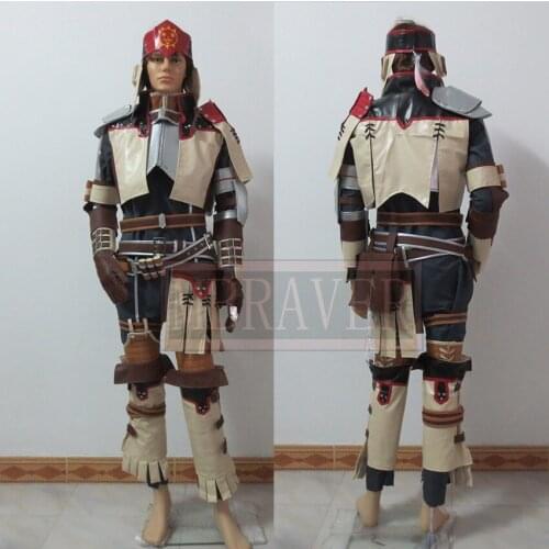 Monster Hunter Cosplay Outfit Uniform Adult Men Halloween Anime Cosplay Costume Customized Any Size