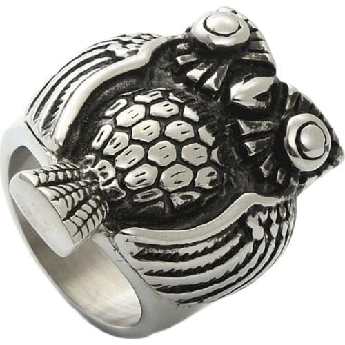 Mens Ring Punk Rock Smooth 316L Stainless Steel Signet Ring For Men Hip Hop Party Jewelry Wholesale Male Wedding Anel