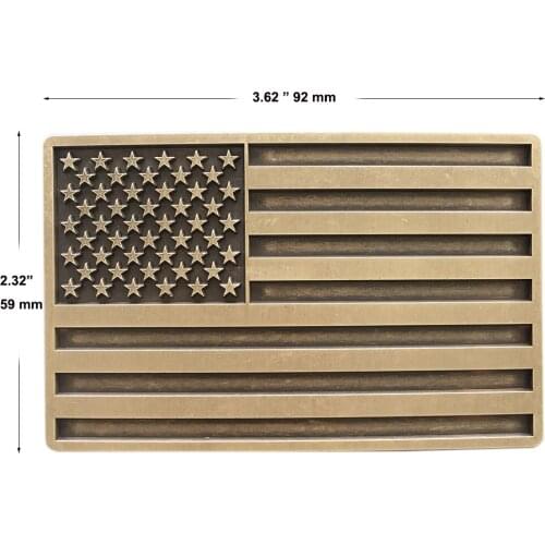 Mens Belt Buckle New Vintage American USA Flag Rectangle Belt Buckle Gurtelschnalle also Stock in US BUCKLE-FG028AB