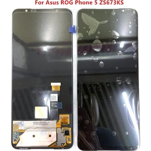 Original 6.78" LCD For Asus ROG Phone 5 ZS673KS LCD Display Screen+Touch Panel Digitizer Assembly Replacement For Asus ROG 5