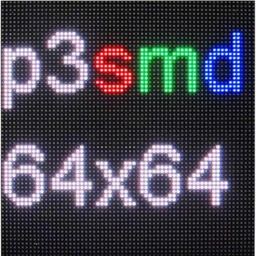 P3 Indoor 64x64 dots 192X192mm LED Module