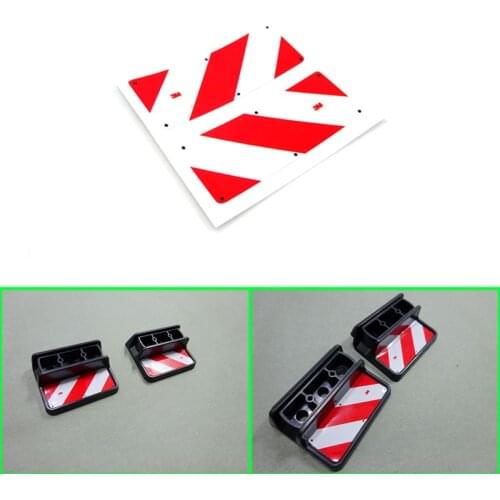 Taillight Warning Sticker Decoration for 1/14 Tamiya RC Truck Trailer Tipper Scania 470 620 730 Car Diy Parts
