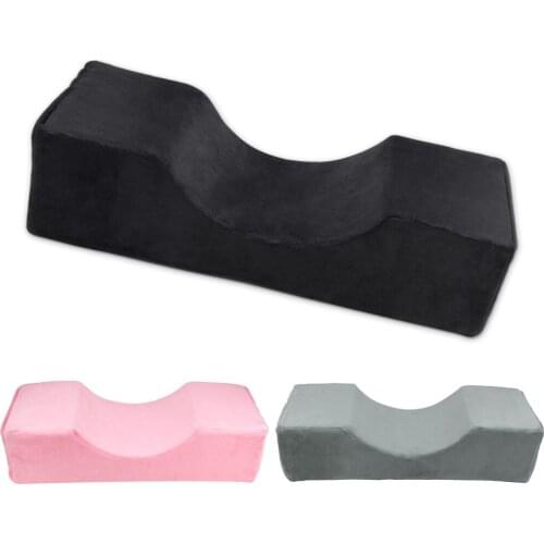 Professional Eyelash Extension Pillow Soft Grafting Eyelashes Pillow Makeup Salon Headrest Neck Support Lash Pillow with Pocket