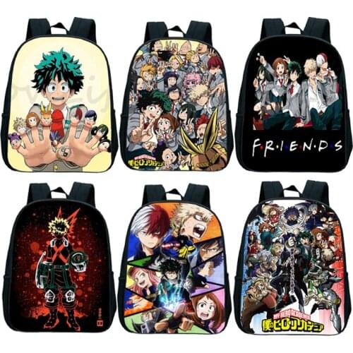 Boku no hero academia Backpack My Hero Academia kindergarten bag Girls Boys School Bag Kids Bookbags Kindergarten Mini Backpack