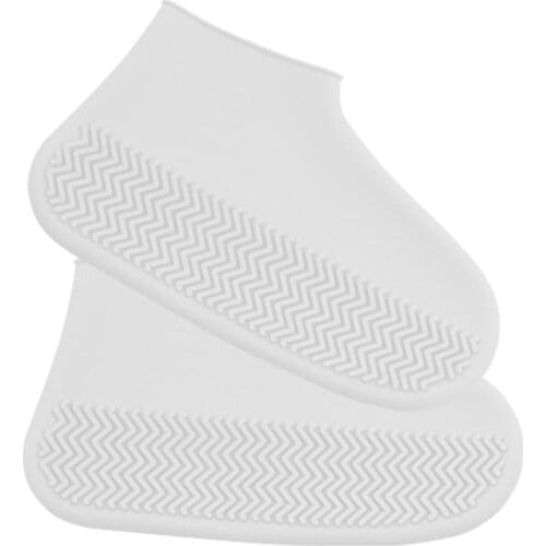 Silicone Durable Waterproof Shoe Cover Anti Slip Reusable Thickened Cover Outdoor Drop Shipping