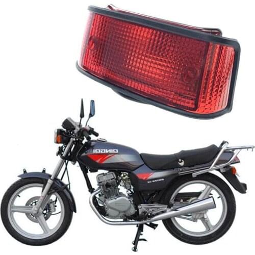 Motorcycle Lighting System of Tail Lamp for Honda Lifan Dayang CBT125 DY125 Electric Parts Rear Brake Stop Light + Free Bulb