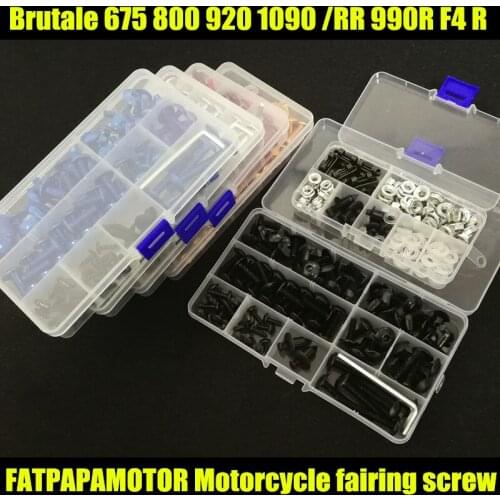 Universal Motorcycle Fairing Bolts Screw Moto Spring Bolts For MV Brutale 675 800 920 1090 RR 990R F4 F4R