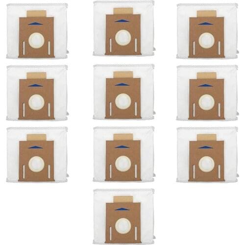 10 Pack Replacement Vacuum Filter Bags for Ecovacs DEEBOT OZMO T8 AIVI T8 Max and T8 Series Robot Vacuum Cleaner