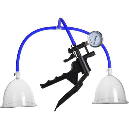 Breast Enhancement Cups Device Nipple Vacuum Pump Massage Sex Toys For Women Meter Pistol Pumps clitoris Sucker Masturbator