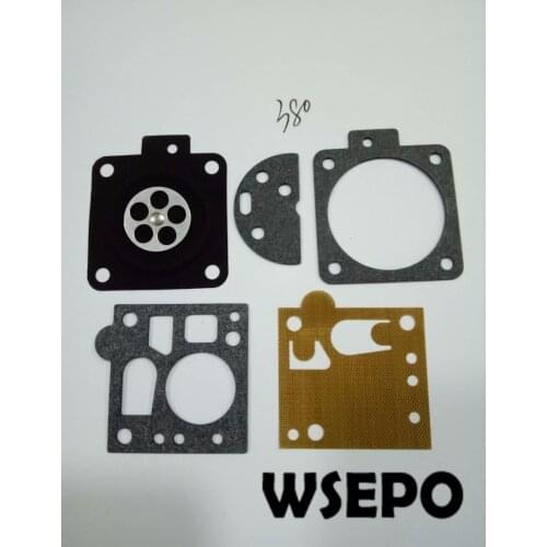 Top Quality! Repair Carburetor Gaskets Kit fits for MS380 Small Gasoline Trimmer, Brush Cutter or Chainsaw Carbs