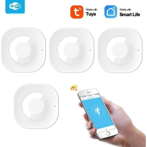 WiFi PIR Motion Sensor Smart Home Wireless Passive Infrared Detector Security Burglar Alarm Sensor Tuya/Smart Life APP Control