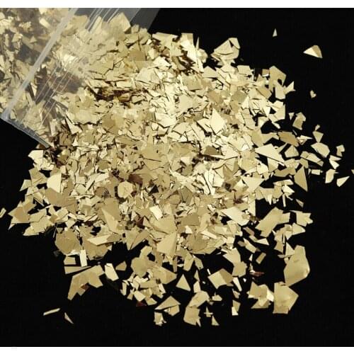 10g/bag Rose Gold Nail Glitter Flakes Sparkly Colorful Sequins 3D Hexagon Spangles Gel Polish Manicure For Nail Art Decorations