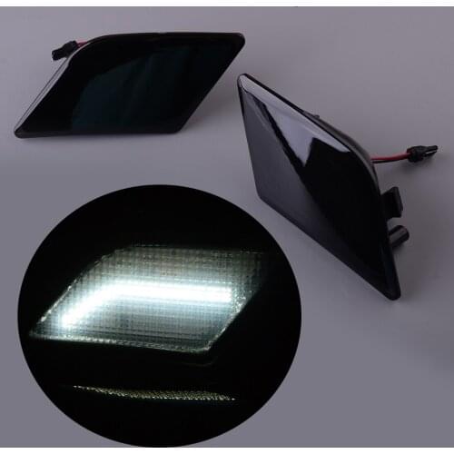 1Pair Lens Side Marker Fender Light Turn Signal Lamp Fit For Mercedes W204 C250 C300 C350 C63 AMG 2008 2009 2010 2011 2048200121