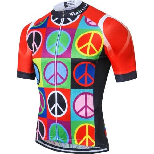 2021 Pro Team Cycling Jersey Men Summer MTB Bike Jersey Tops Quick Dry Cycling Shirt Short Sleeve Racing Sport Bicycle Clothing