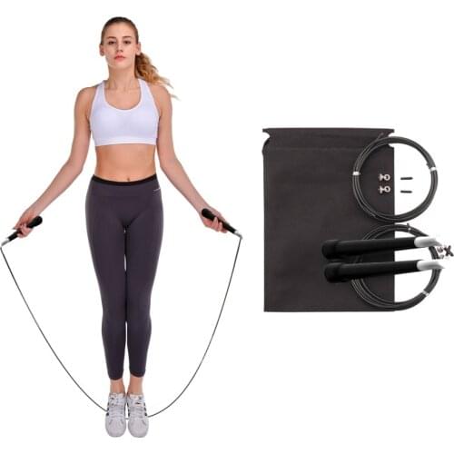 5Pcs Steel Wire Skipping Skip Adjustable Jump Rope Crossfit Fitnesss Equimpment Exercise Workout 3 Meters Speed Rope Training