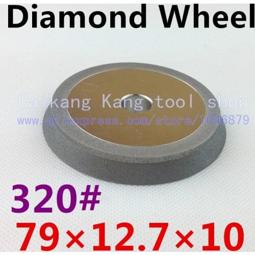 Diamond grinding wheel. Oblique angle of the diamond wheel. 45 degrees. Plating wheel. 79*12.7*10