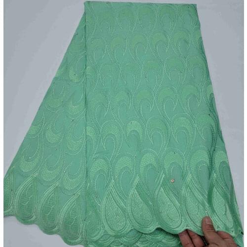 Autriche Lace Swiss Dry Lace Embroidery African Cotton Fabric Swiss Voile Lace In Switzerland Popular Style Senegal Fabric 5Y