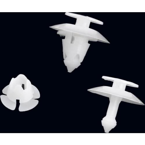 10Pcs Car Retainer Rivet Bumper Cover Wheel Arch Fixing Plastic Fastener Trim Panel Clips Front Rear For Ford Ka