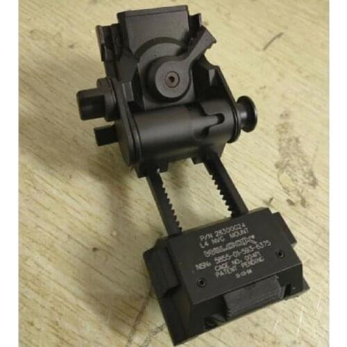 Black Tactical Wilcox L4G24 NVG Mount CNC Helmet Mount For Night Vision Goggles