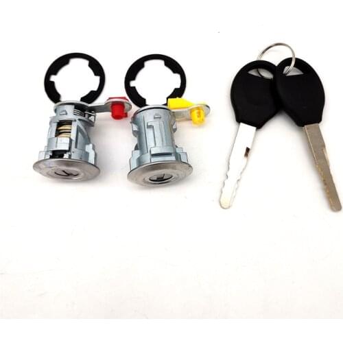 DL-121 Left & Right Door Lock Cylinder with 2 Keys for Nissan 1998-2003 Altima 1998-2004 Frontier