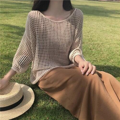 Cheap wholesale 2021 spring summer autumn new fashion casual warm nice women Sweater woman female OL knit sweaters BVy139