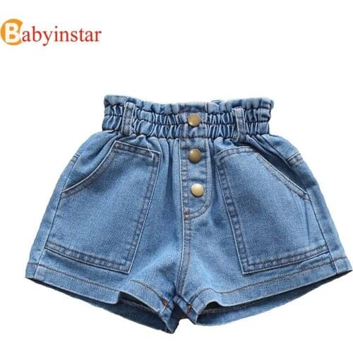 Babyinstar Kids Short For Girls Toddler Baby Girls Clothes Summer Denim Shorts Childrens Clothing Toddler Childrens Shorts