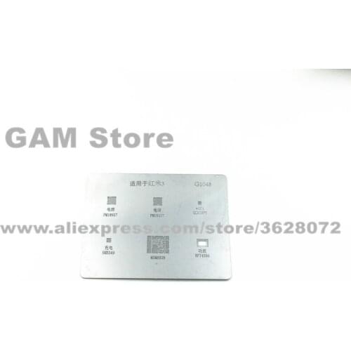 For Redmi 3 BGA Stencil wifi QCA1990 CPU MSM8939 Power PMI8937 SMB1367 IC RF7459 Reballing Pin Direct Heating Template 5pcs/lot