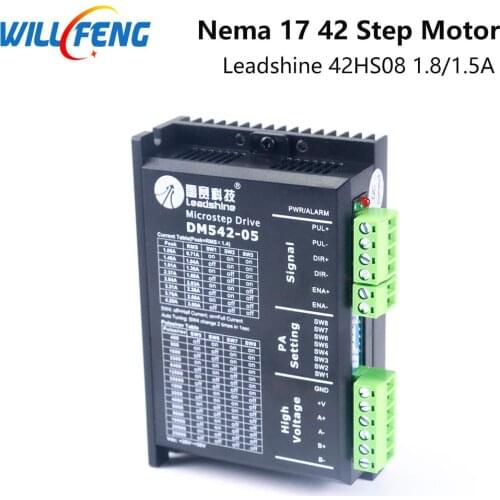 LeadShine DM422C, 2 Phase Stepper Motor Driver, Up to 40VDC / 2.2A / 512 microstep for laser cut machine