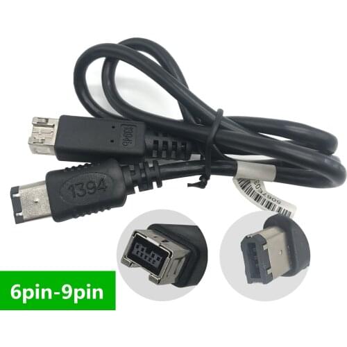 FireWire 800 to 400 9 pin to 6 pin Cable (9pin 6pin) 0.6M IEEE 1394 Firewire 800 9-pin/6-pin Cable 6 Feet(9 pin to 6 pin)