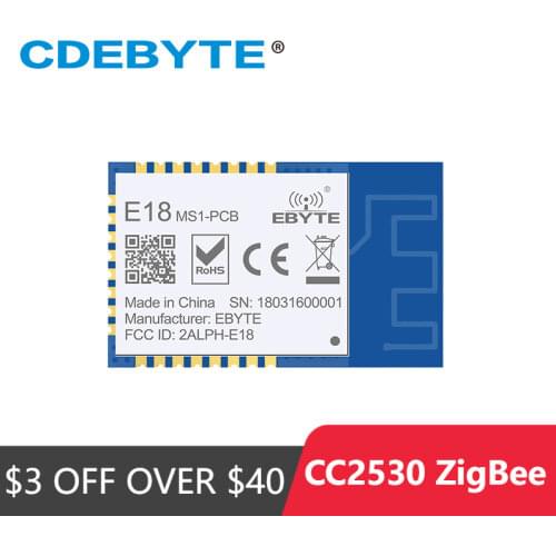 Ebyte E18-MS1-PCB CC2530 ZigBee Module 8051 MCU 2.4GHz IO Ad Hoc Mesh Network Router Terminal Coordinator Wirelss Transceiver