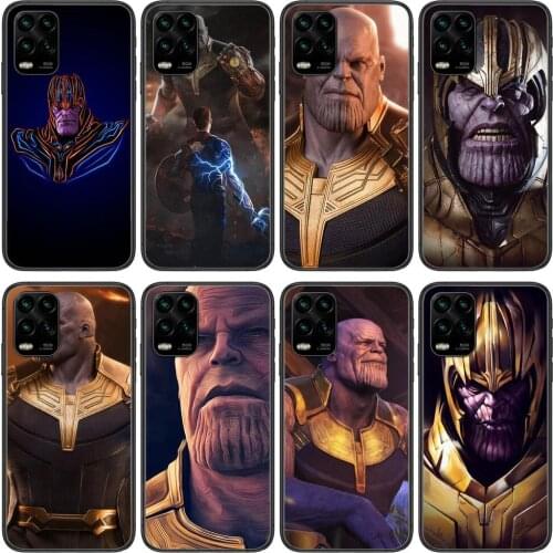 Thanos cartoon Phone Case For XiaoMi Redmi Note 10 9S 8 7 6 5 A Pro T Y1 Anime Black Cover Silicone Back Pre