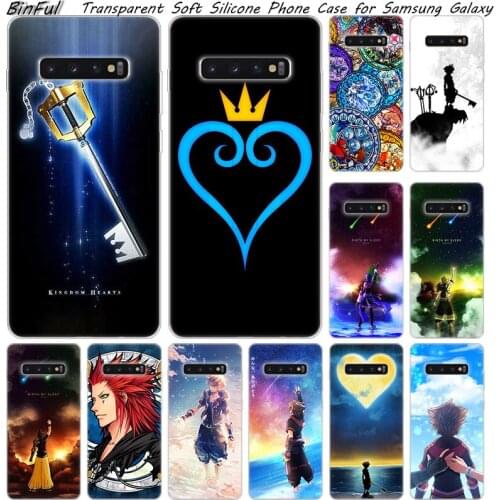 Anime kingdom hearts Soft Silicone Case For Samsung Galaxy S10 S9 S8 Plus S7 Edge A6 A8 Plus A7 A9 2018 A5 2017 Fashion Cover