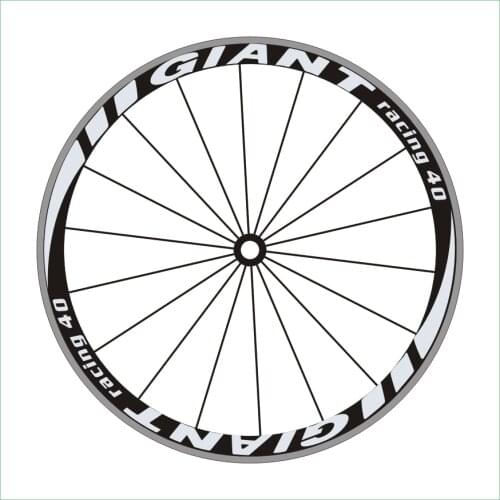 4colours 2Wheels/set Road Bike Wheel Rim Stickers Wheel Brand Decorative Bike Decals Cycling Decals Bicycle Accessories